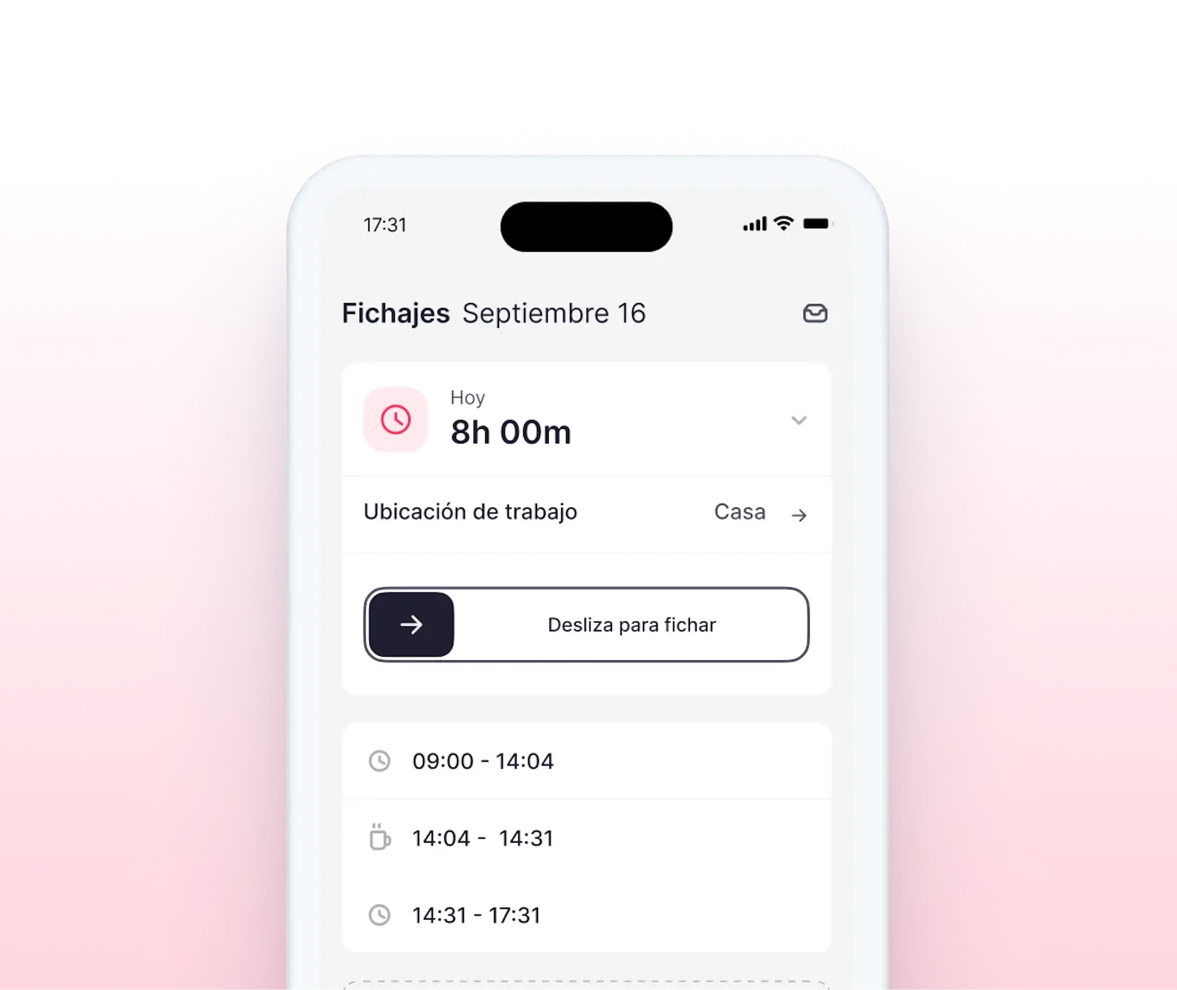 seguimiento de tiempo
